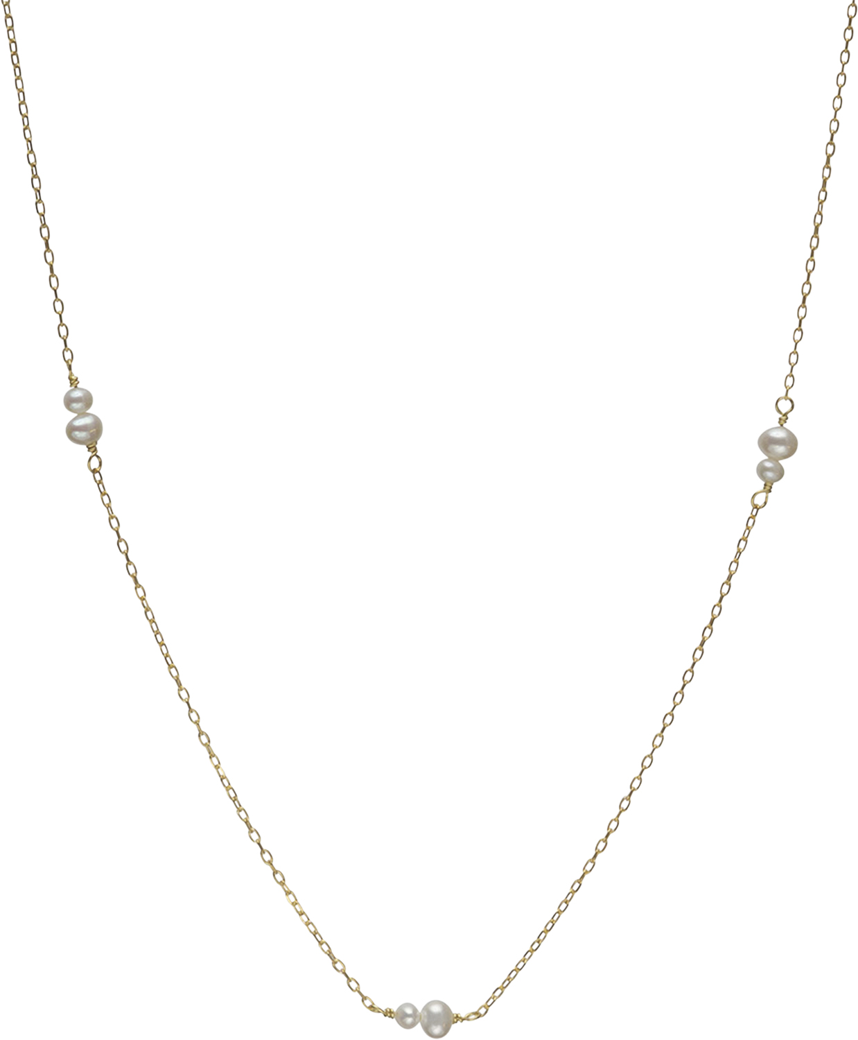 Eileen Pearl Necklace Gold